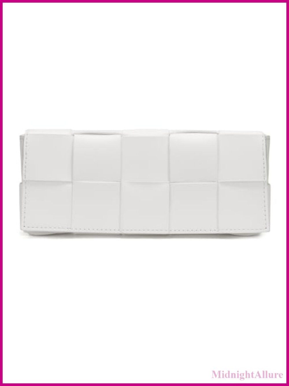 Woven Clutch Purse Sleek Shoulder Handbag Evening Formal Wedding Party